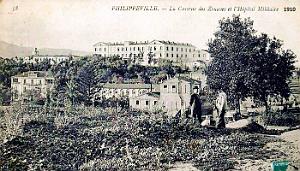 Philippeville - Caserne des Zouaves et Hopital Militaire - 1910
